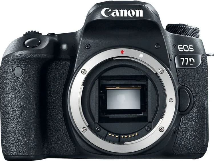 EOS 77D front view