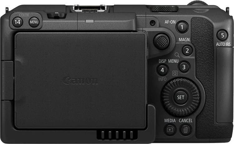 EOS C50 back view