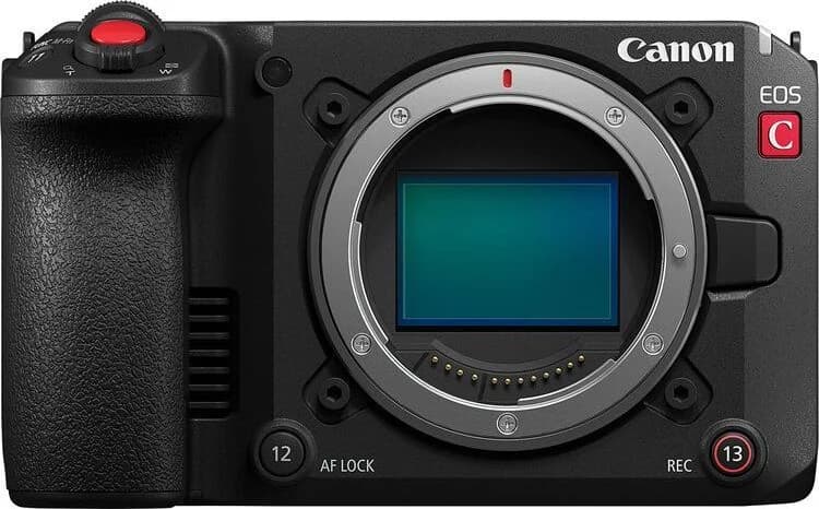 EOS C50 front view