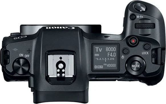 Canon EOS R top view