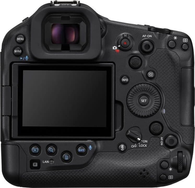EOS R1 back view