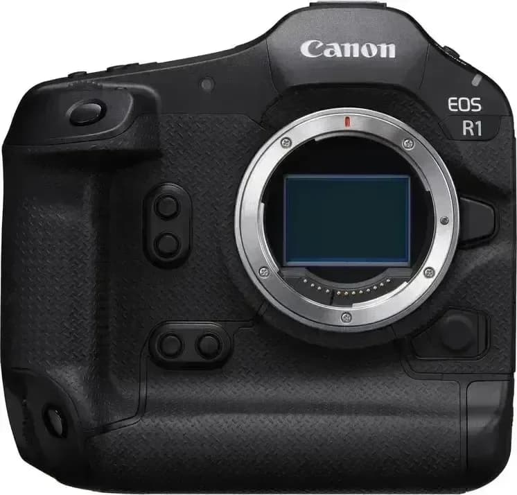 EOS R1 front view