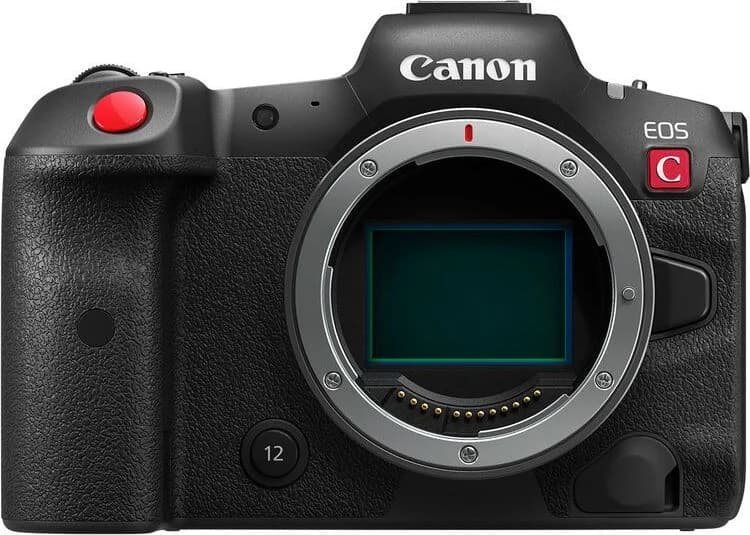 EOS R5 C front view