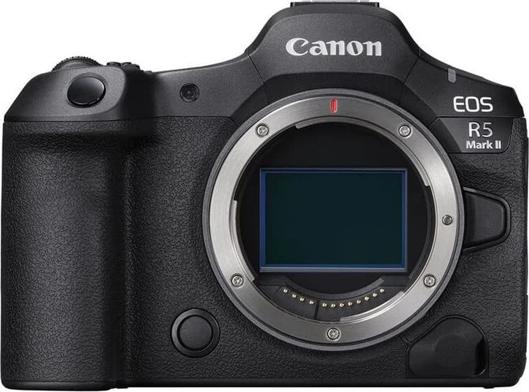 EOS R5 Mark II front view