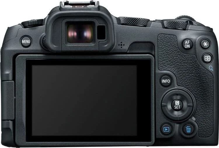 EOS R8 back view