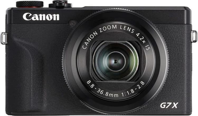 PowerShot G7 X Mark III front view