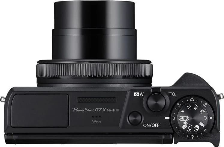 PowerShot G7 X Mark III top view