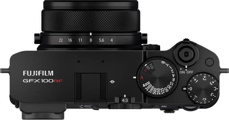 GFX100RF top view