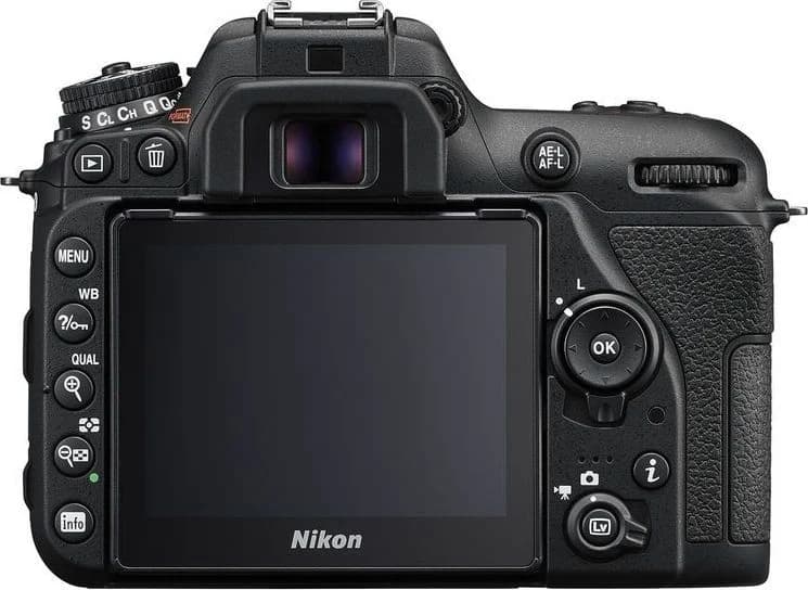 D7500 back view