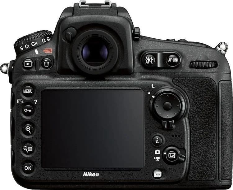 D810 back view