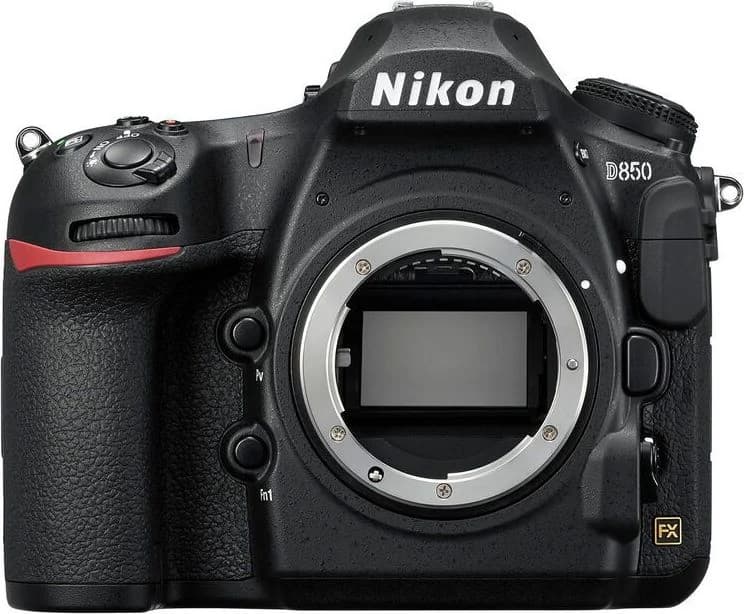 D850 front view