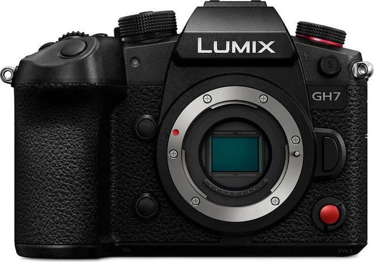 Lumix GH7 front view
