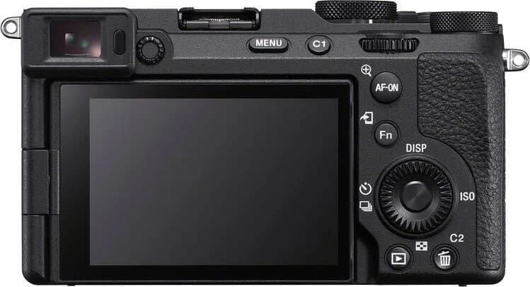Sony Alpha 7C II back view