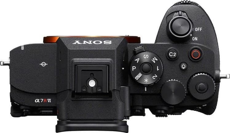 Alpha 7R VI top view