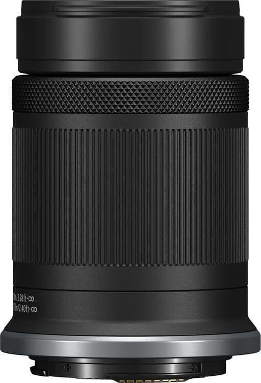 RF-S 55-210mm F5-7.1 IS STM shown to scale