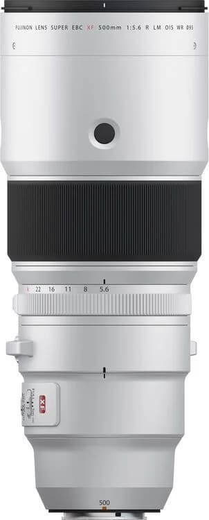 XF 500mm F5.6 R LM OIS WR shown to scale