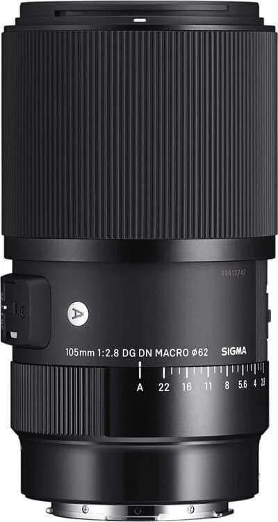 105mm F2.8 DG DN Macro Art shown to scale