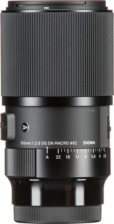 105mm F2.8 DG DN Macro Art shown to scale