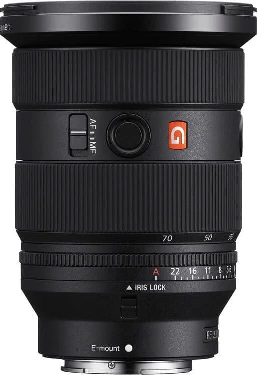 FE 24-70mm F2.8 GM II shown to scale