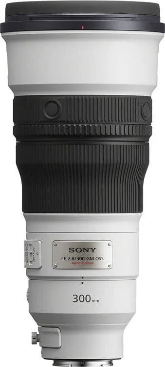 FE 300mm F2.8 GM OSS shown to scale