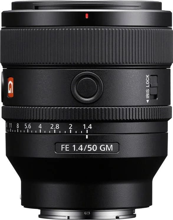 FE 50mm F1.4 GM shown to scale