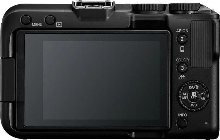 EOS R50 V back view