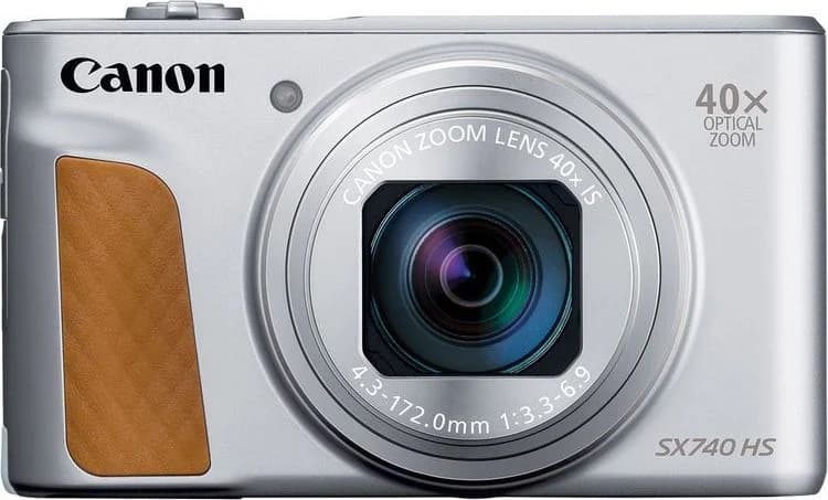 PowerShot SX740 HS front view