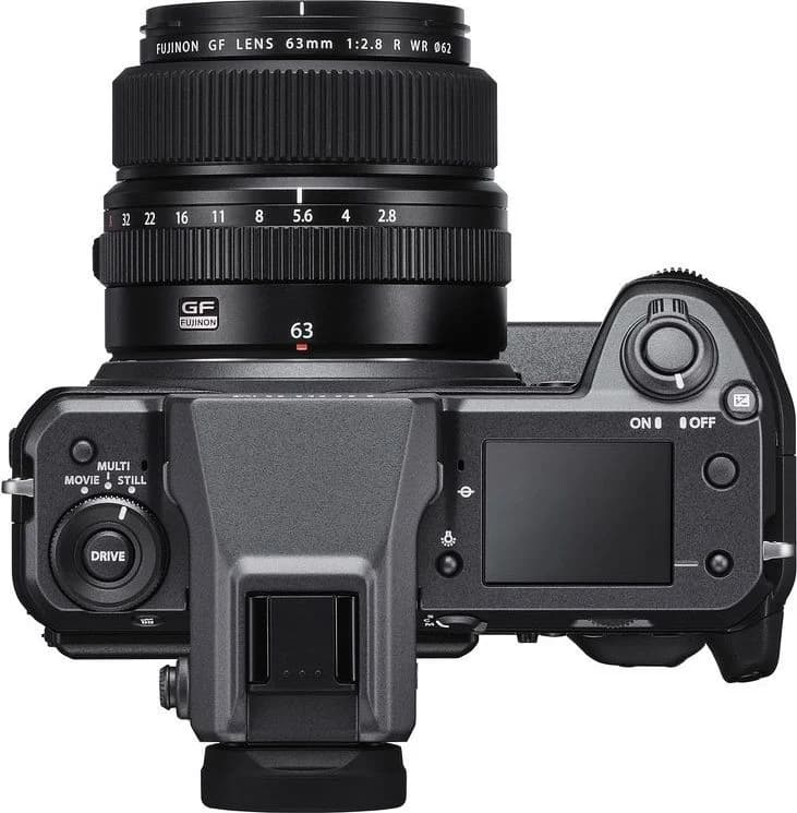 Fujifilm GFX100 top view
