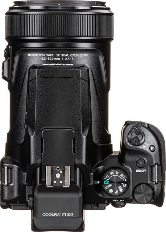 COOLPIX P1100 top view