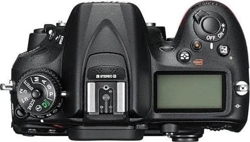 D7200 top view