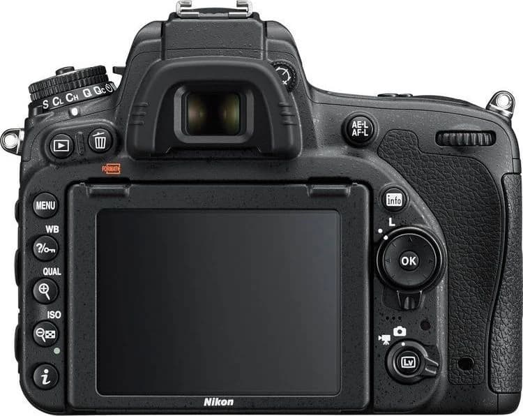 D750 back view