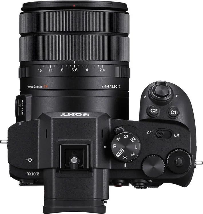 Sony RX10 V top view