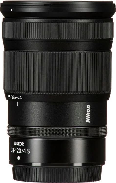 NIKKOR Z 24-120mm f/4 S shown to scale