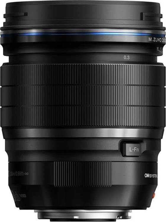 M.Zuiko Digital ED 25mm F1.2 PRO shown to scale